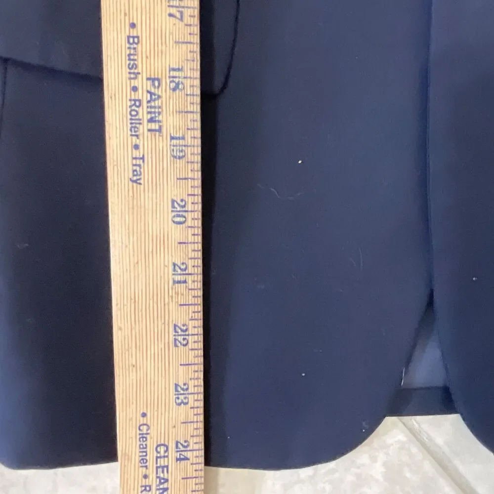 Kitestrings Navy Blue Blazer Suit Jacket Sports Coat Wool Blend Boy's Size 12